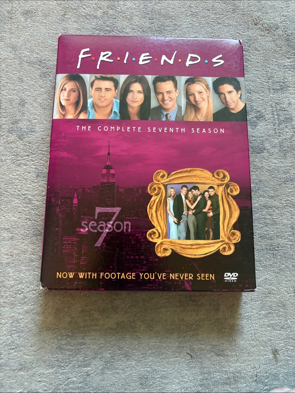 FRIENDS The Complete Seventh Season DVD - Purple Cover